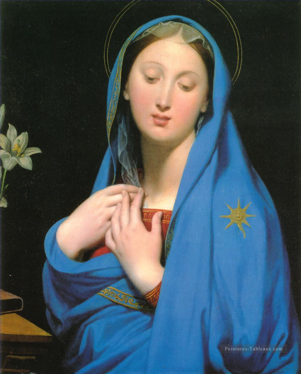 Vierge de l’Adoption néoclassique Jean Auguste Dominique Ingres Peintures à l'huile